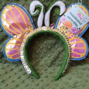 Handmade Mother of Pearl Fairy Headband Butterfly